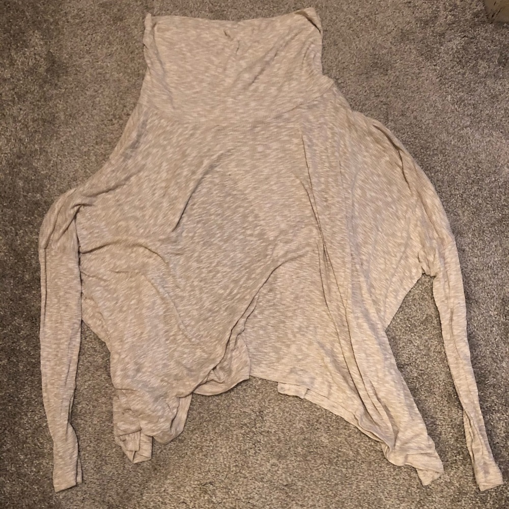 Open Back Cowl Neck Top
